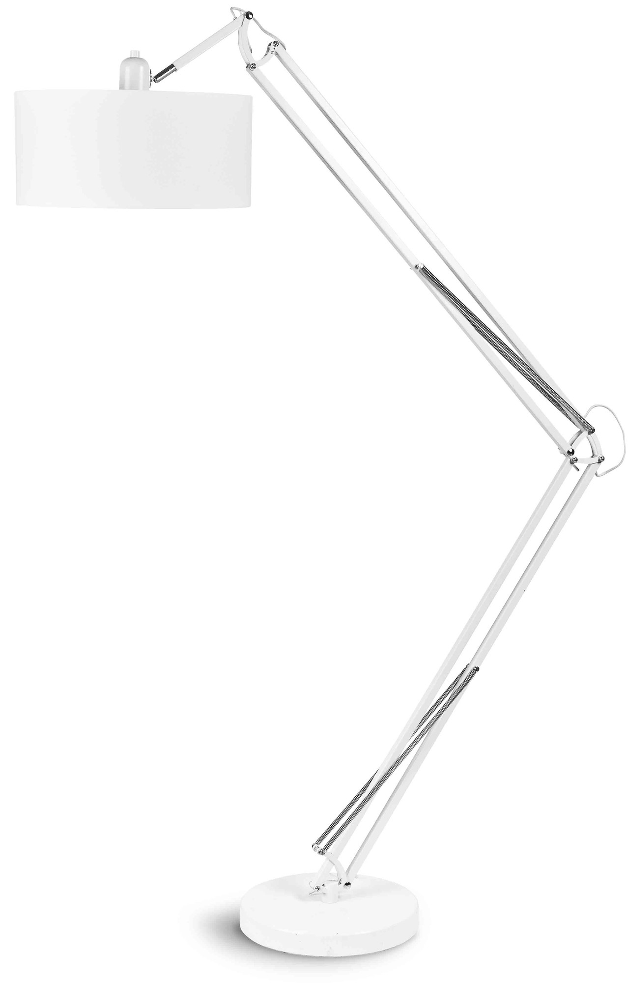 Milano Floor Lamp 4723 - Its About Romi - Black / Matte Black, White / White