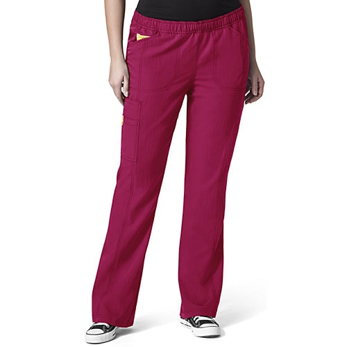 Custom Wonderwink Plus Boot Cut Cargo Scrub Pant Multi-Color