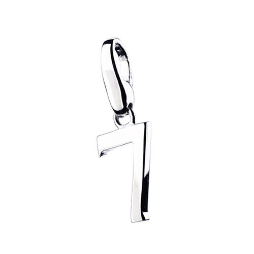 Giorgio Martello Milano Charm Zahl 7, Silber, Onesize