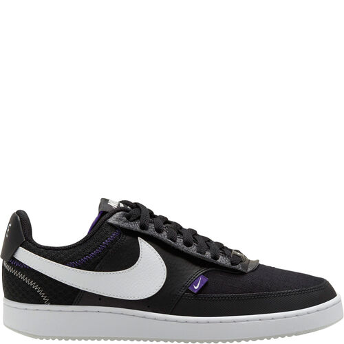 Nike Court Vision Low Premium Black/White Skate Shoes CD5464-001 (Size: US 10)