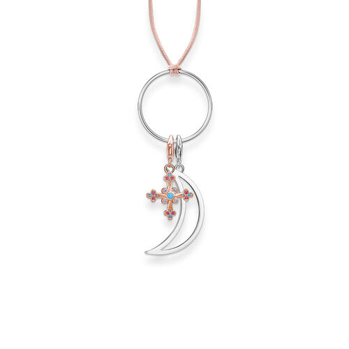 THOMAS SABO Charm-Halskette Little Secret Mit Anhnger 925er Sterlingsilber; 750er Rosgold Vergoldung, Ros, L80v