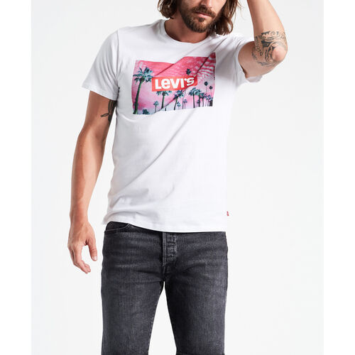 Levi's Herren T-Shirt, 22491-0490, Wei, S, S