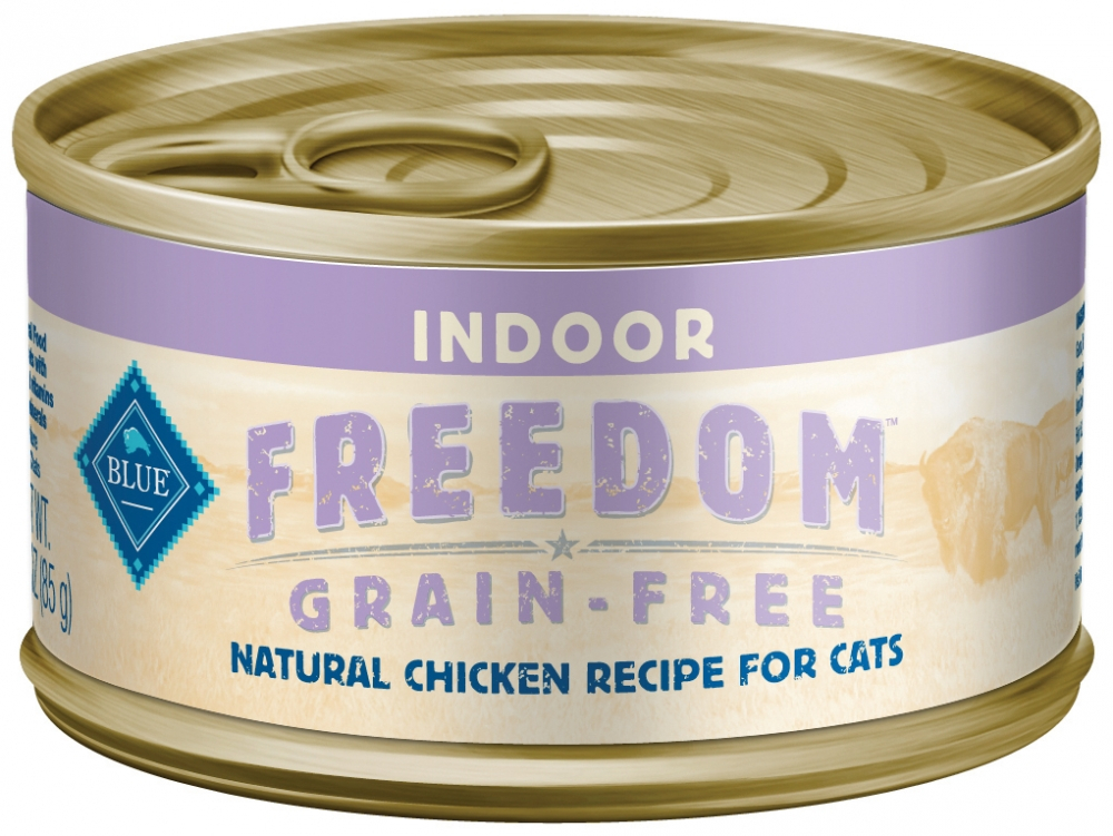Blue Buffalo Freedom Indoor Chicken Canned Cat Food - 5.5 Oz, Two Cases of 24