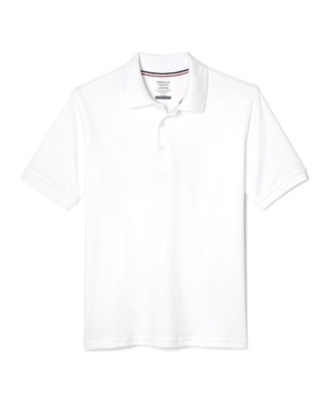 French Toast Husky Boys School Uniform Short Sleeve Interlock Polo Shirt (Husky)