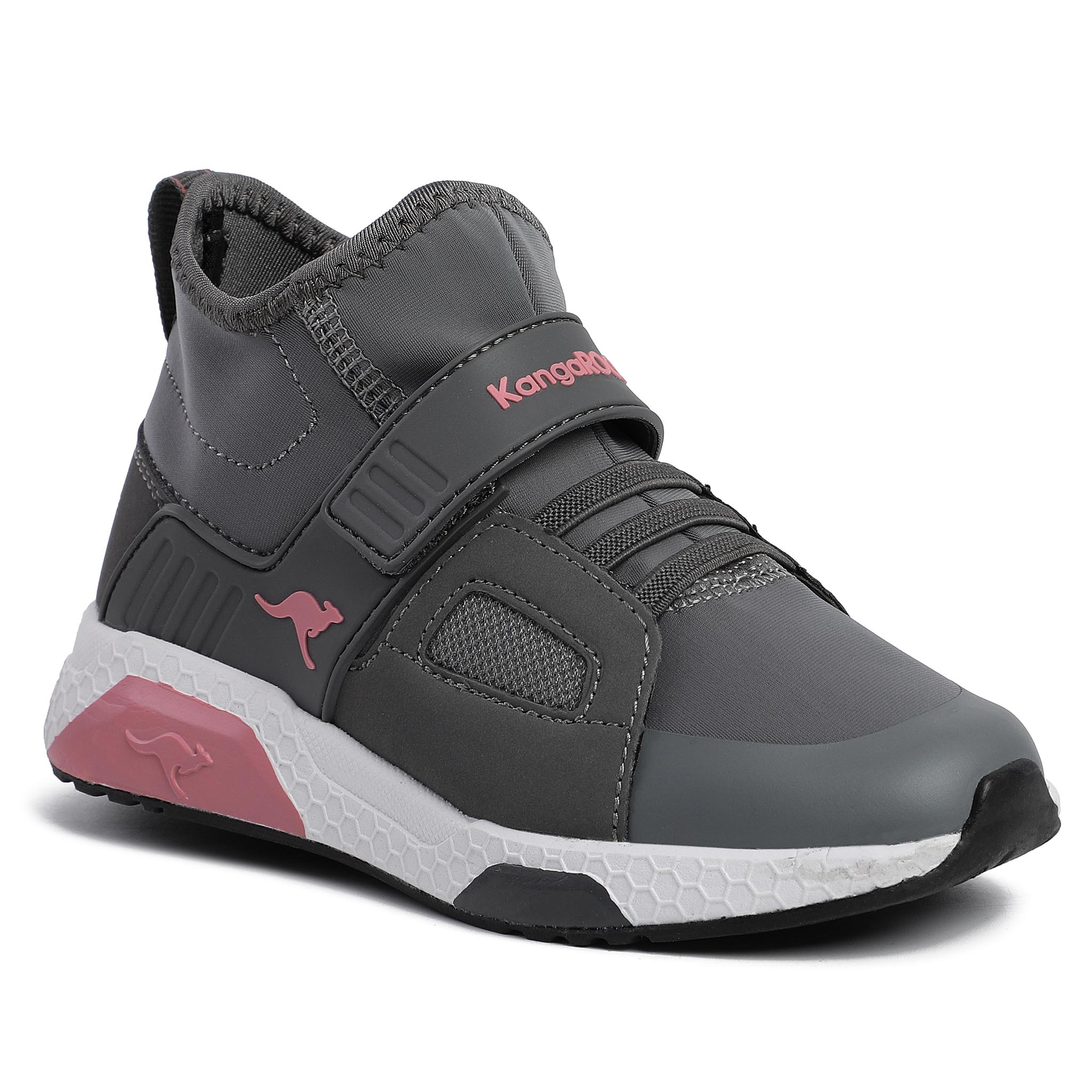 Sneakersy KANGAROOS - Kadee Mid Ev 18220 000 2082 Steel Grey/Dusty Rose