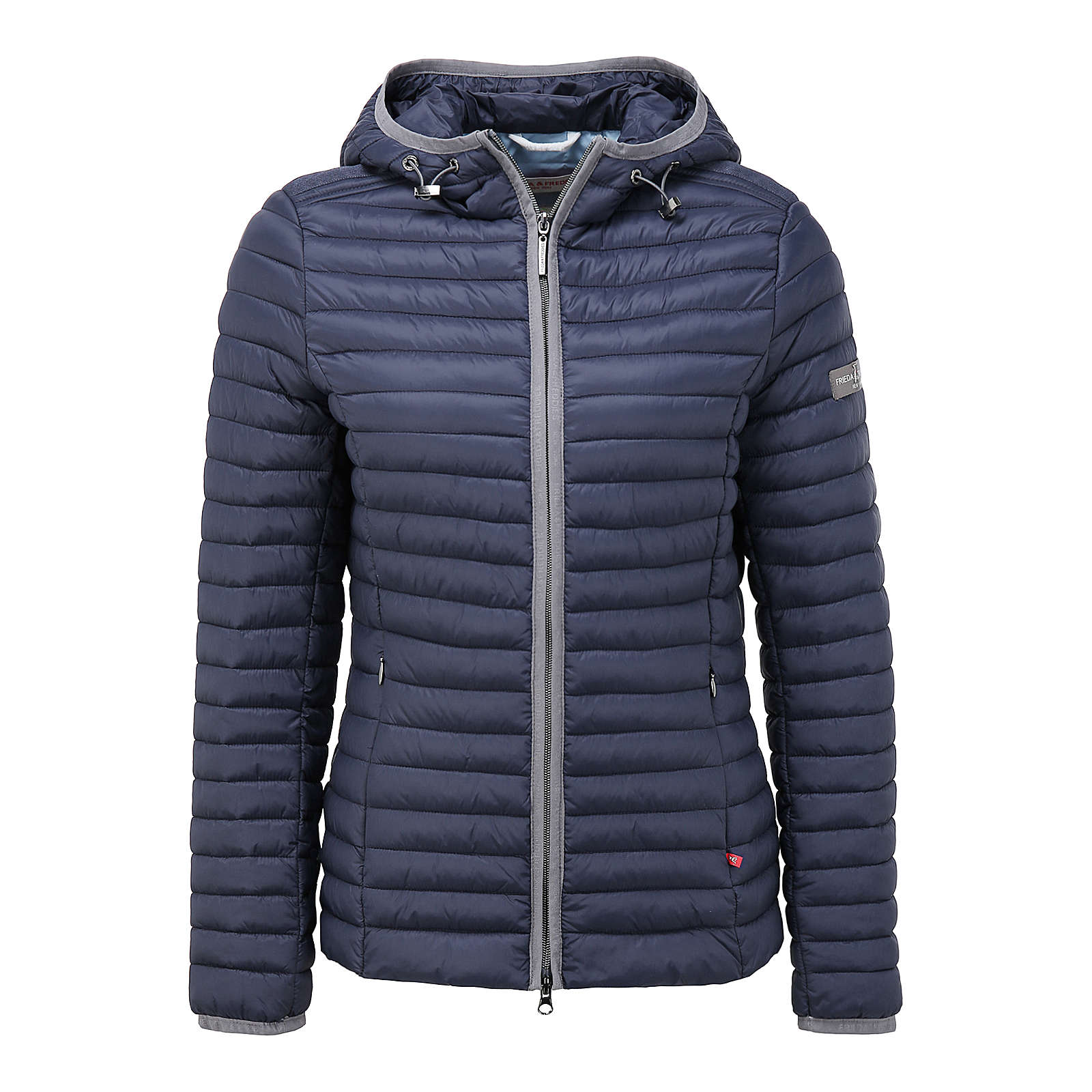 Frieda & Freddies Kapuzensteppjacke FRIDAY 9734 Daunenjacken Dunkelblau Damen Gr. 44