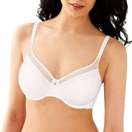 Women S Bali 3439 One Smooth U Ultra Lite Neckline Bra (White 34C)