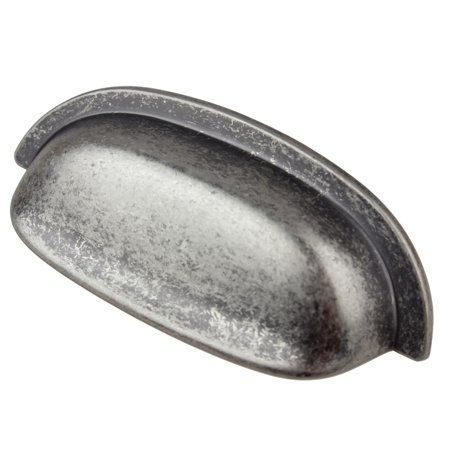 2-1/2 in. Center to Center Weathered Nickel Classic Bin Pull - 4081-WN, 25PK