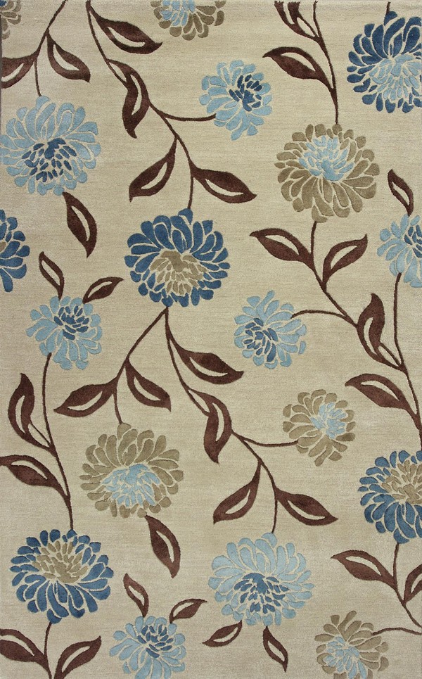 KAS Florence 4579 Ivory, Blue 3'6