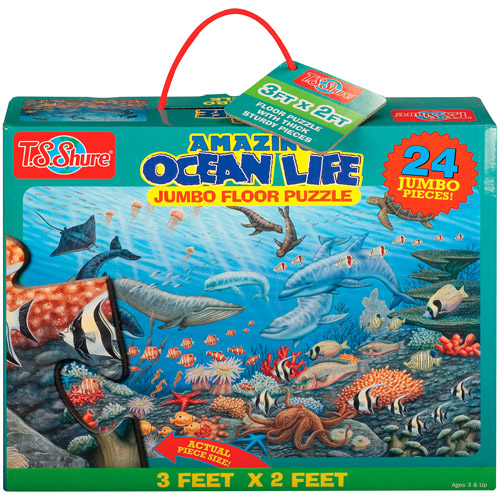 T.S. Shure Jumbo Puzzle-Amazing OceanLife