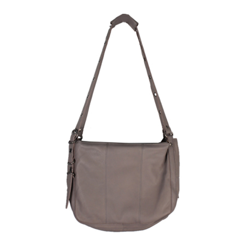 Women's Latico Renwick Shoulder Bag 5104 Light Grey Leather