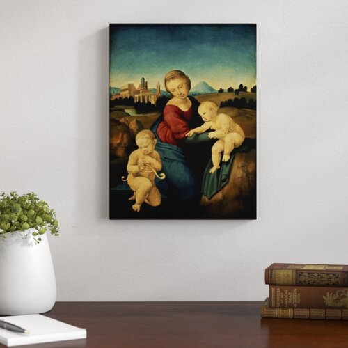 The Esterhazy Madonna, C.1507-08 by Raphael Framed Art Print East Urban Home Size: Small