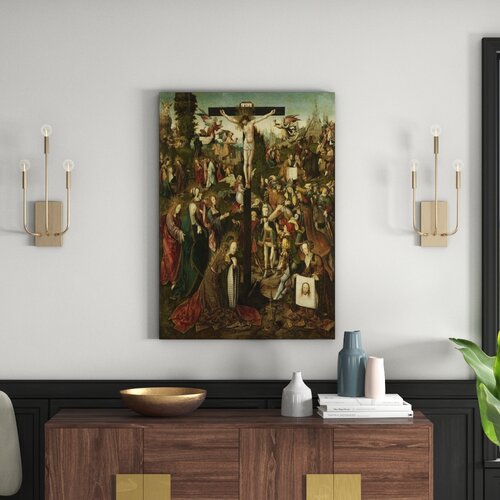 The Crucifixion, C.1507-c.1510 by Jacob Cornelisz Van Oostsanen Framed Art Print East Urban Home Size: Extra Large