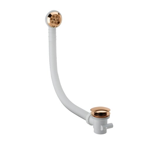 Allora 70cm Pop-up Waste with Overflow Tre Mercati Finish: Rose Gold