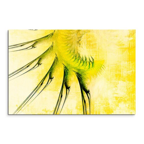 Enigma Abstract 1128 Graphic Art Print on Canvas East Urban Home