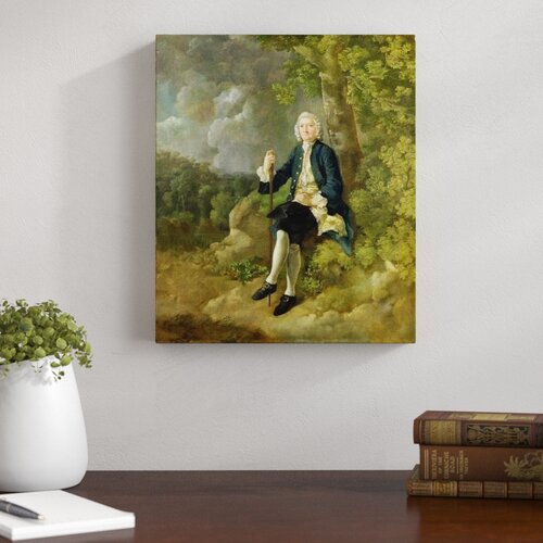 Mr Clayton Jones, C.1744-45 by Thomas Gainsborough Art Print on Canvas East Urban Home