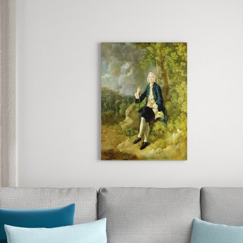 Mr Clayton Jones, C.1744-45 by Thomas Gainsborough Framed Art Print East Urban Home Size: Large