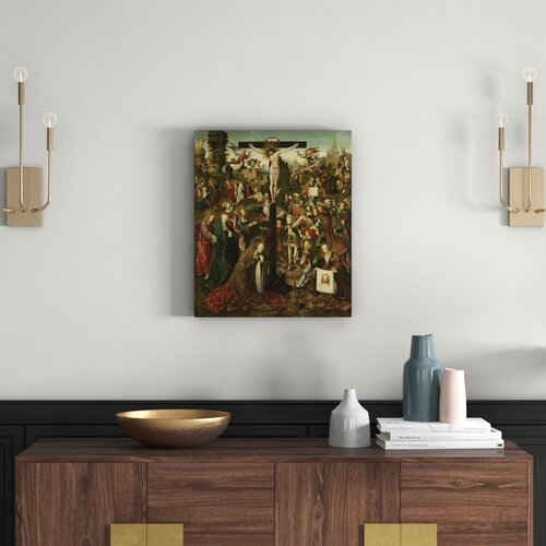 The Crucifixion, C.1507-c.1510 by Jacob Cornelisz Van Oostsanen Art Print on Canvas East Urban Home Size: Medium