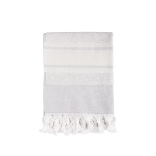 Wyman Cotton Hand Towel House of Hampton Colour: Grey