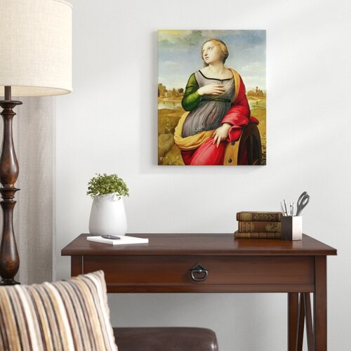 St. Catherine of Alexandria, 1507-8 by Raphael Framed Art Print East Urban Home Size: Medium