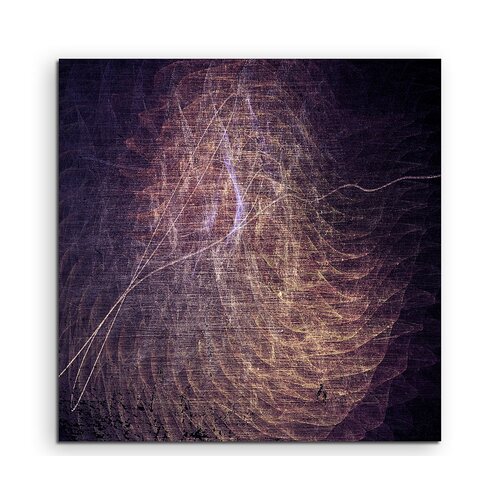 Enigma Abstract 1136 Graphic Art Print on Canvas East Urban Home