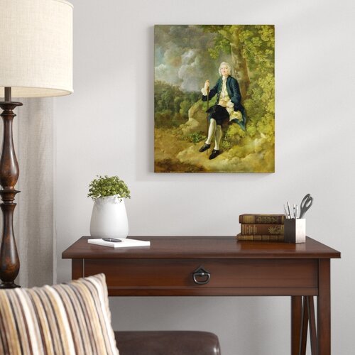 Mr Clayton Jones, C.1744-45 by Thomas Gainsborough Framed Art Print East Urban Home Size: Medium