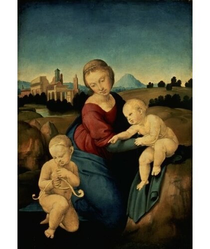 The Esterhazy Madonna, C.1507-08 by Raphael Art Print East Urban Home Size: Large
