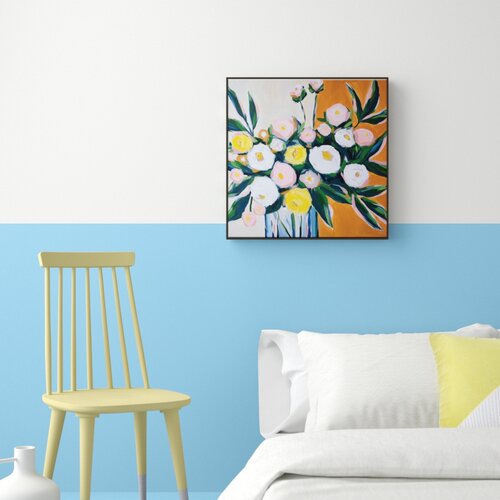 'the Golden Hour' Acrylic Painting Print East Urban Home Format: Unframed Paper, Size: 76 Cm H X 76 Cm W X 0.1 Cm D