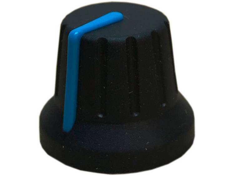 PSP 49009-BL Drehknopf Mit Zeiger Schwarz, Blau (Ã X H) 18.8 Mm X 15.24 Mm