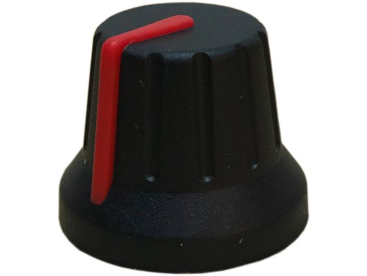 PSP 49009-R Drehknopf Mit Zeiger Schwarz, Rot (Ã X H) 18.8 Mm X 15.24 Mm