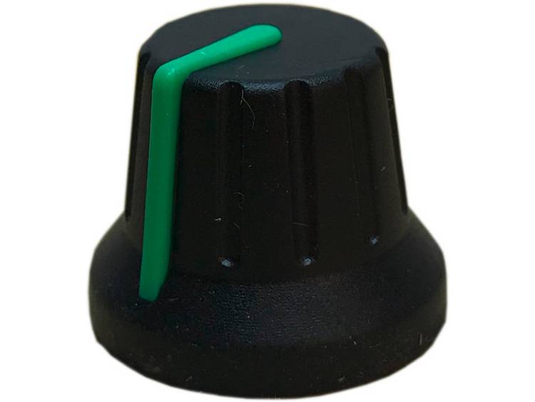 PSP 49009-GREEN Drehknopf Mit Zeiger Schwarz, GrÃ¼n (Ã X H) 18.8 Mm X 15.24 Mm