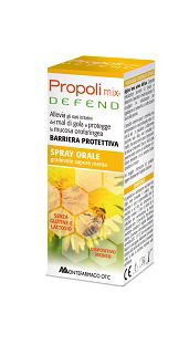 Montefarmaco OTC Propolis Mix Defend Food Supplement Oral Spray 30ml