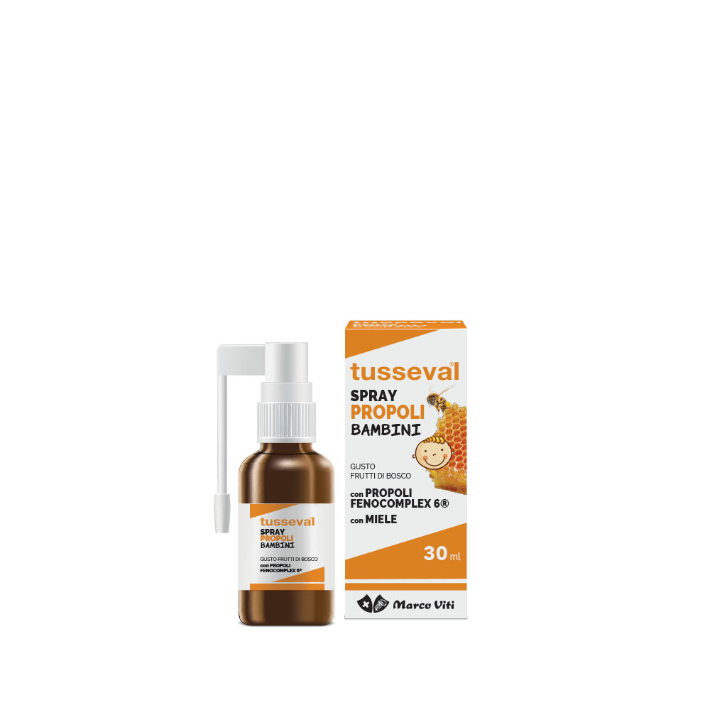 Marco Viti Tusseval Spray Propolis Kids Taste Berries 30ml