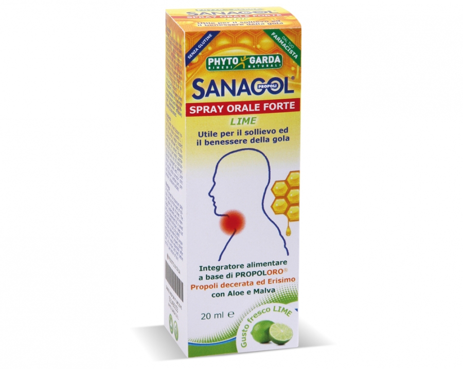 Phyto Garda Sanagol Spray Propolis Strong Taste Lime 20ml
