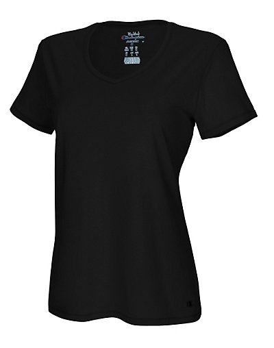 Champion Authentic Women's Jersey V-Neck Tee