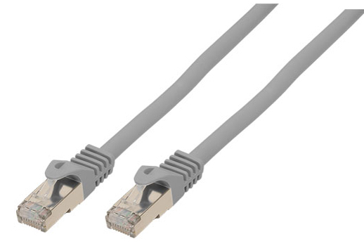 Shiverpeaks BASIC-S -Cat.7 Rohkabel - 1m - RJ-45 - RJ-45 - Männlich/männlich -Cat.7 Rohkabel - U/FTP (STP) - Grau (BS75511-SL)