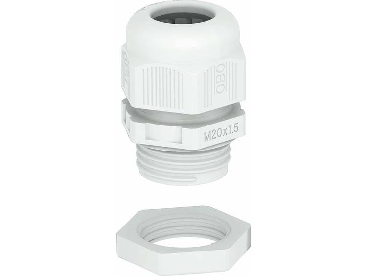 OBO Bettermann V-TEC VM20+ LGR Kabelfrskruvning 1.5 Mm Plast, PA Ljusgr 50 St