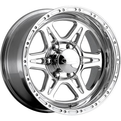 Raceline 886-RENEGADE 17  Cast Aluminum Wheel  RENEGADE 6 POLISHED 17X9 5X127mm 0mm Fits Select: 2015-2018 2021 JEEP WRANGLER UNLIMITED SPORT