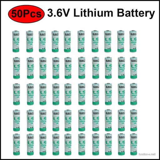 50X Saft LS 14500 LS14500 AA 3.6V Lithium Battery for TL-5104 TL-5104/S TL4903S