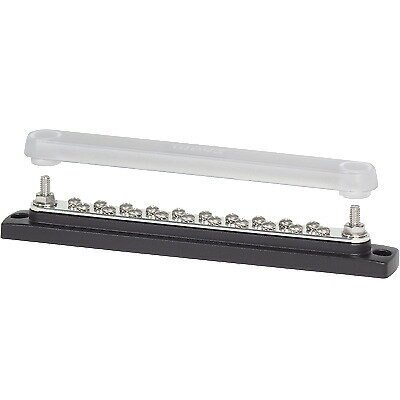 Blue Sea Systems BS-2312 BusBar, 20 X #8 Screws, 2 X 1/4