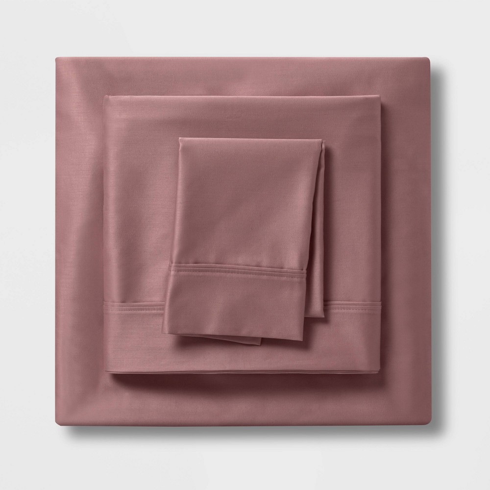 400 Thread Count Solid Performance Sheet Set - Threshold™