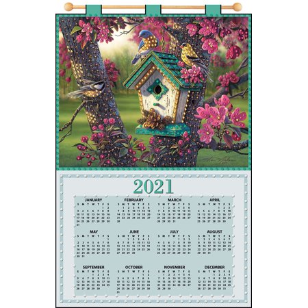 Mary Maxim Birdhouse 2021 Felt Calendar