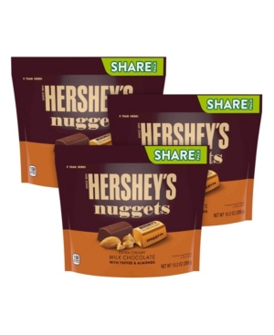 Hershey's NUGGETS Milk Chocolate with Toffee & Almonds 10.2oz.