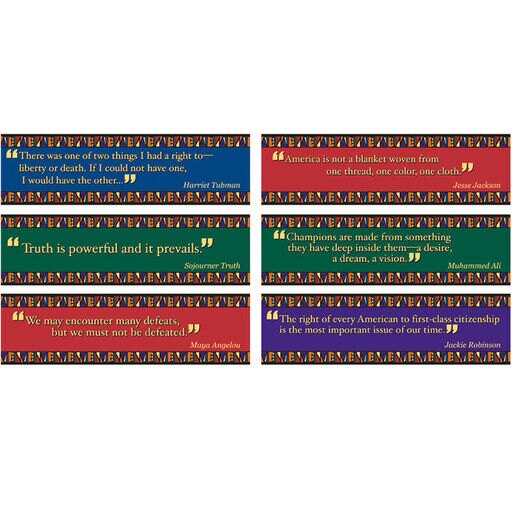 Edupress Edupress Black American Quotes Mini Bbs 3619