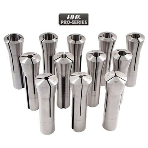 1/8-7/8 by 16th 13 Piece R8 Round Collet Set (3900-0701)