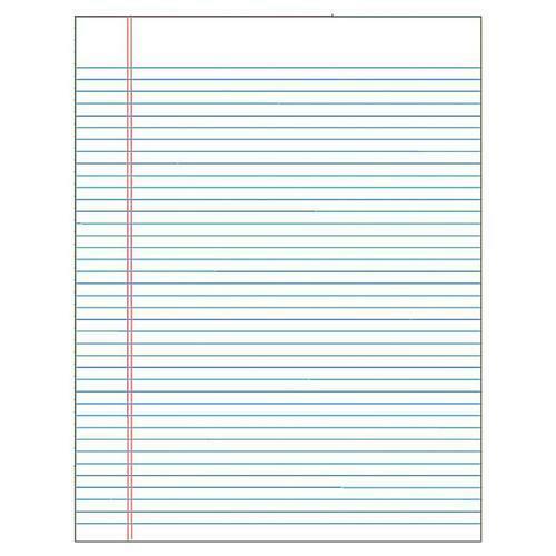 TOPS Glue - Top Wide Ruled Legal Pads - Letter - 50 Sheets - Glue - Wide Ruled -