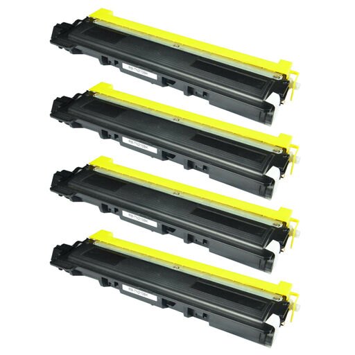4 Pack TN210 BLK Toner Cartridge for Brother DCP-9010CN HL-3040 HL-3045 HL-3070