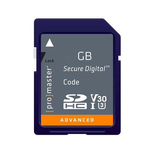 Promaster ADVANCED SDHC 32GB Memory Card 633X U3 V30