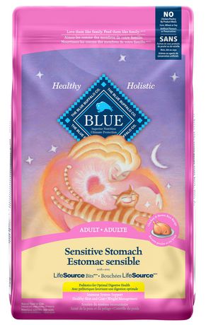 Blue Buffalo BLUE Tastefuls Natural Sensitive Stomach Chicken & Brown Rice Adult Dry Cat Food, Assorted Sizes