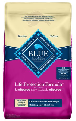 Blue Buffalo BLUE Small Breed Chicken & Brown Rice Adult Dry Dog Food, 4.5-kg